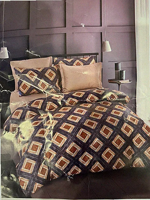 DUVET COVER AND TWO PILLOWCASES NO DUVET INCLUDED