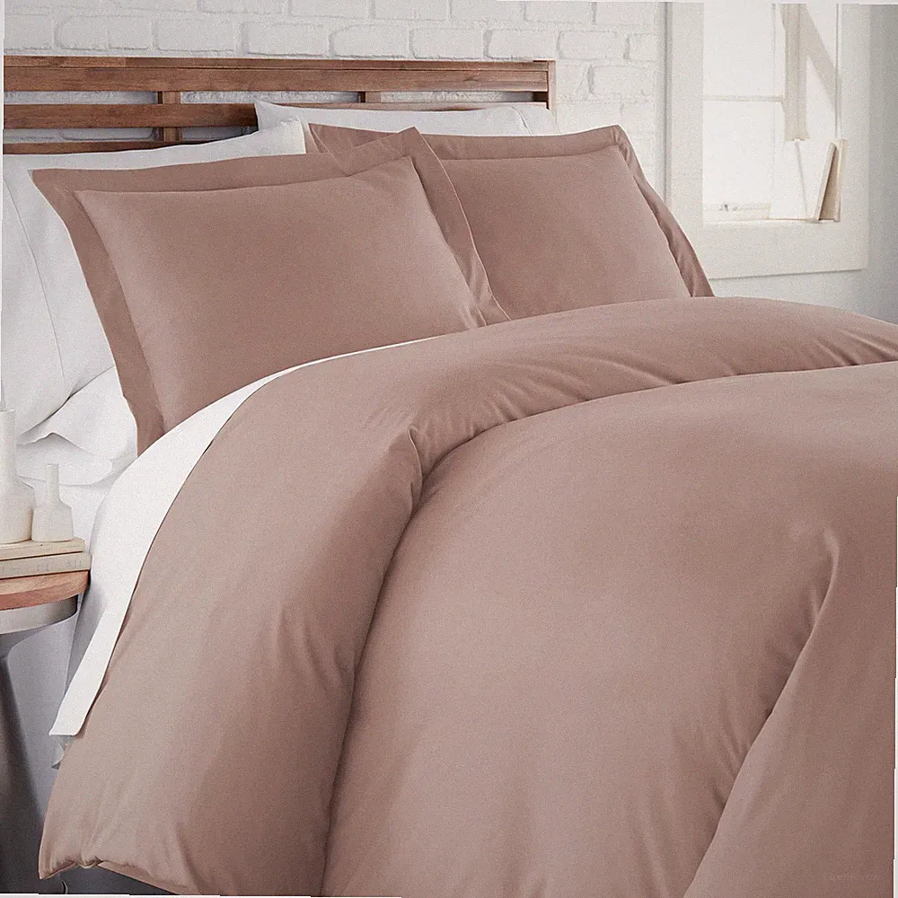 Soft, Wrinkle, Fade, & Stain Resistant, Easy Care, Oversized Duvet Cover Set